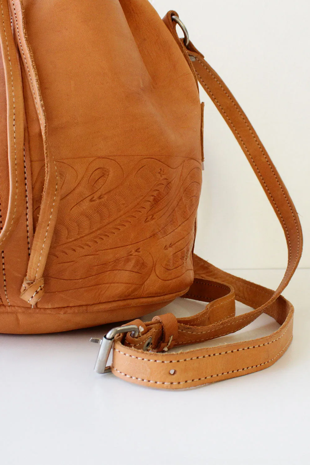 Abeille Tooled Bucket Bag