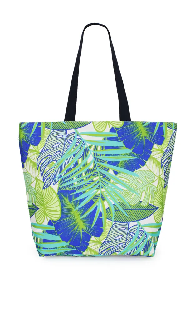 EBB10967 TROPICAL PRINT TOTE BAG