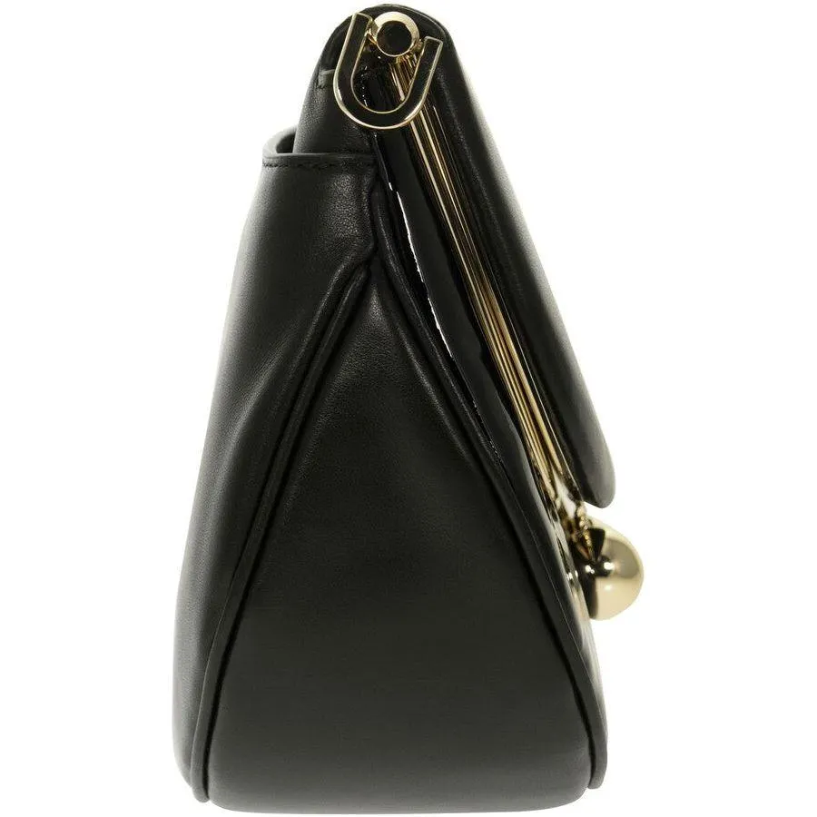 Furla Portagioia Mini Crossbody - Black/Gold