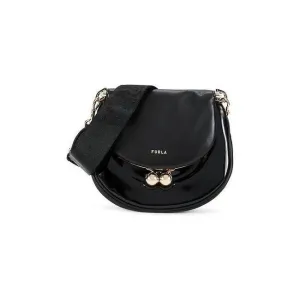 Furla Portagioia Mini Crossbody - Black/Gold