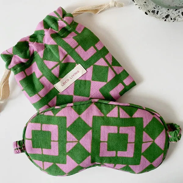 Green Atrium Eye Mask
