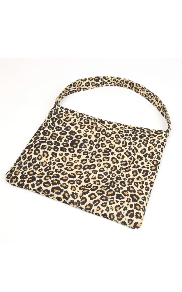 JTB002-1 2 in 1 Leopard Pattern Beach Towel & Beach Bag