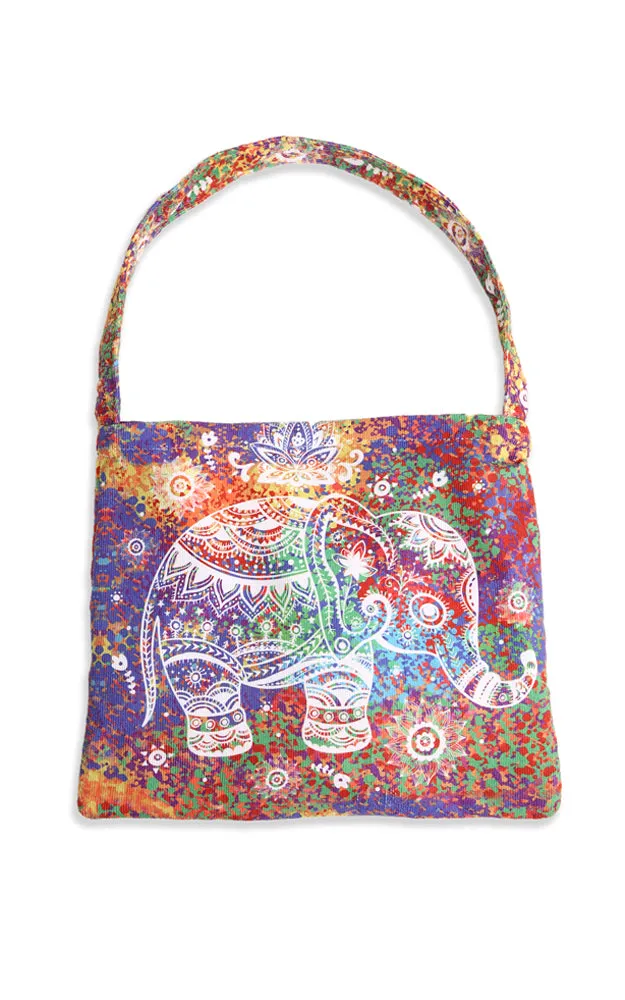 JTB002-18 2 in 1 Elephant Pattern Beach Towel & Beach Bag