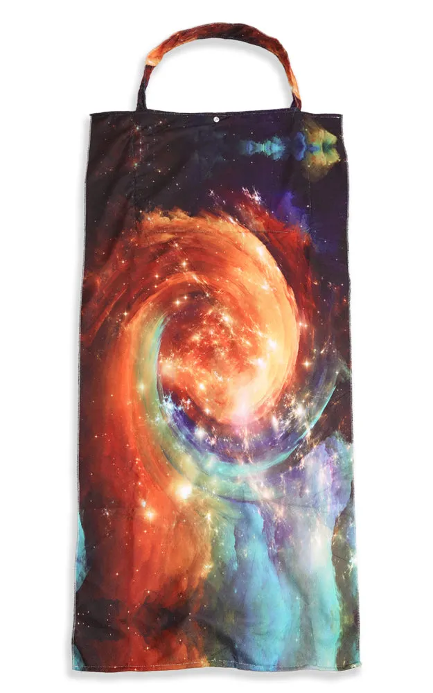 JTB002-19 2 in 1 Galaxy Nebula Pattern Beach Towel & Beach Bag