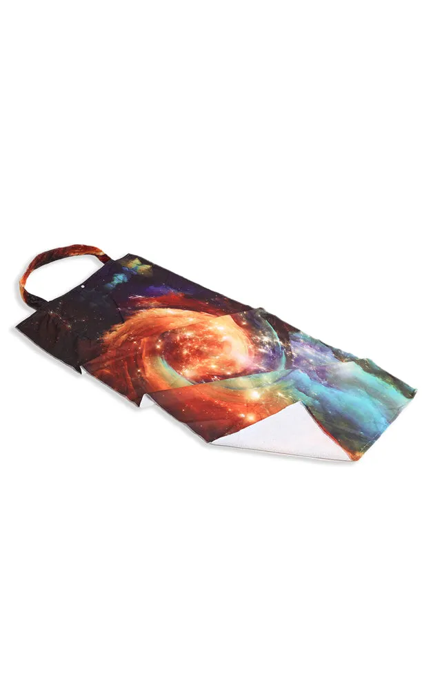 JTB002-19 2 in 1 Galaxy Nebula Pattern Beach Towel & Beach Bag