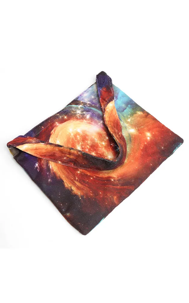 JTB002-19 2 in 1 Galaxy Nebula Pattern Beach Towel & Beach Bag