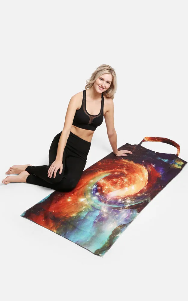 JTB002-19 2 in 1 Galaxy Nebula Pattern Beach Towel & Beach Bag