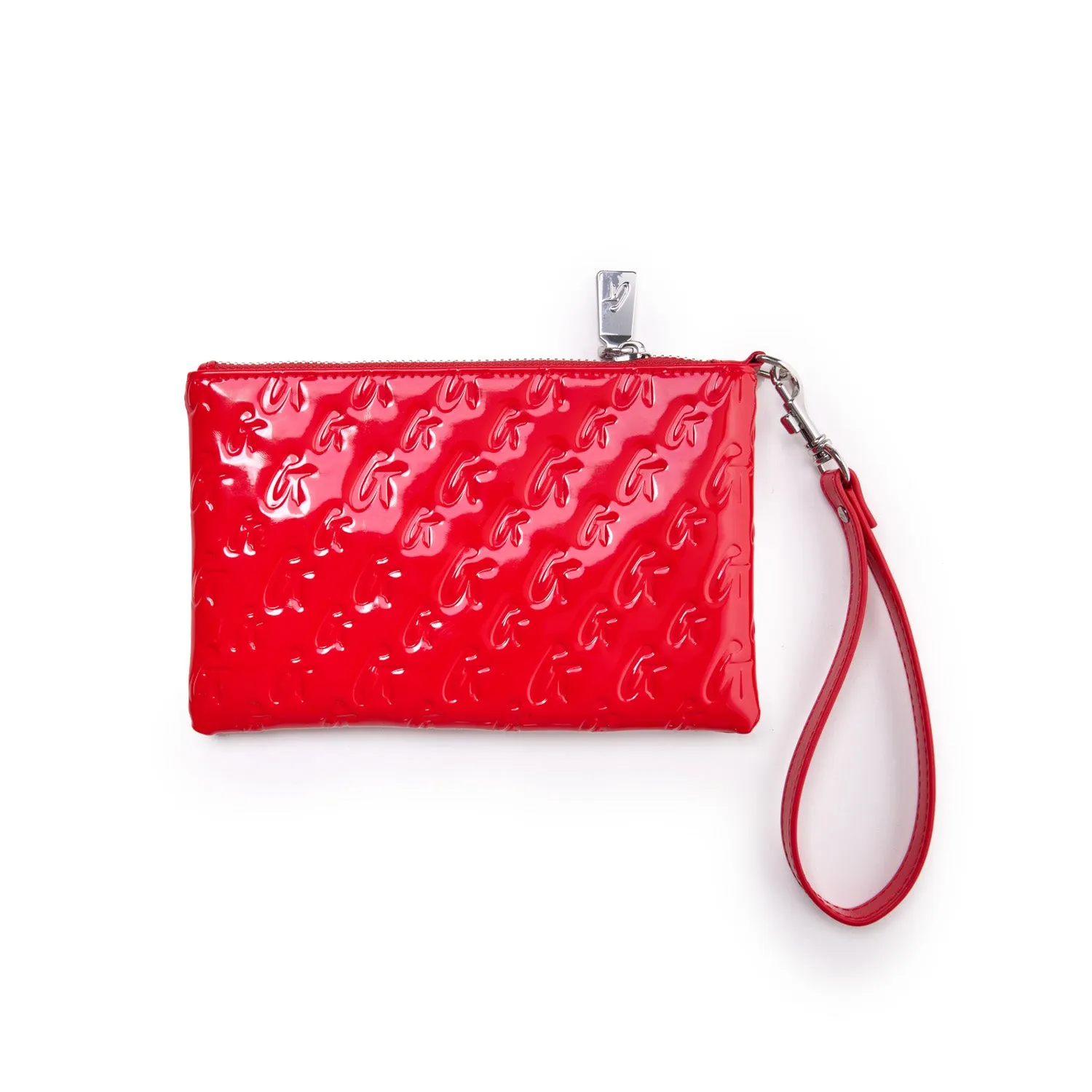 MONOGRAM MINI WRISTLET MIRROR RED