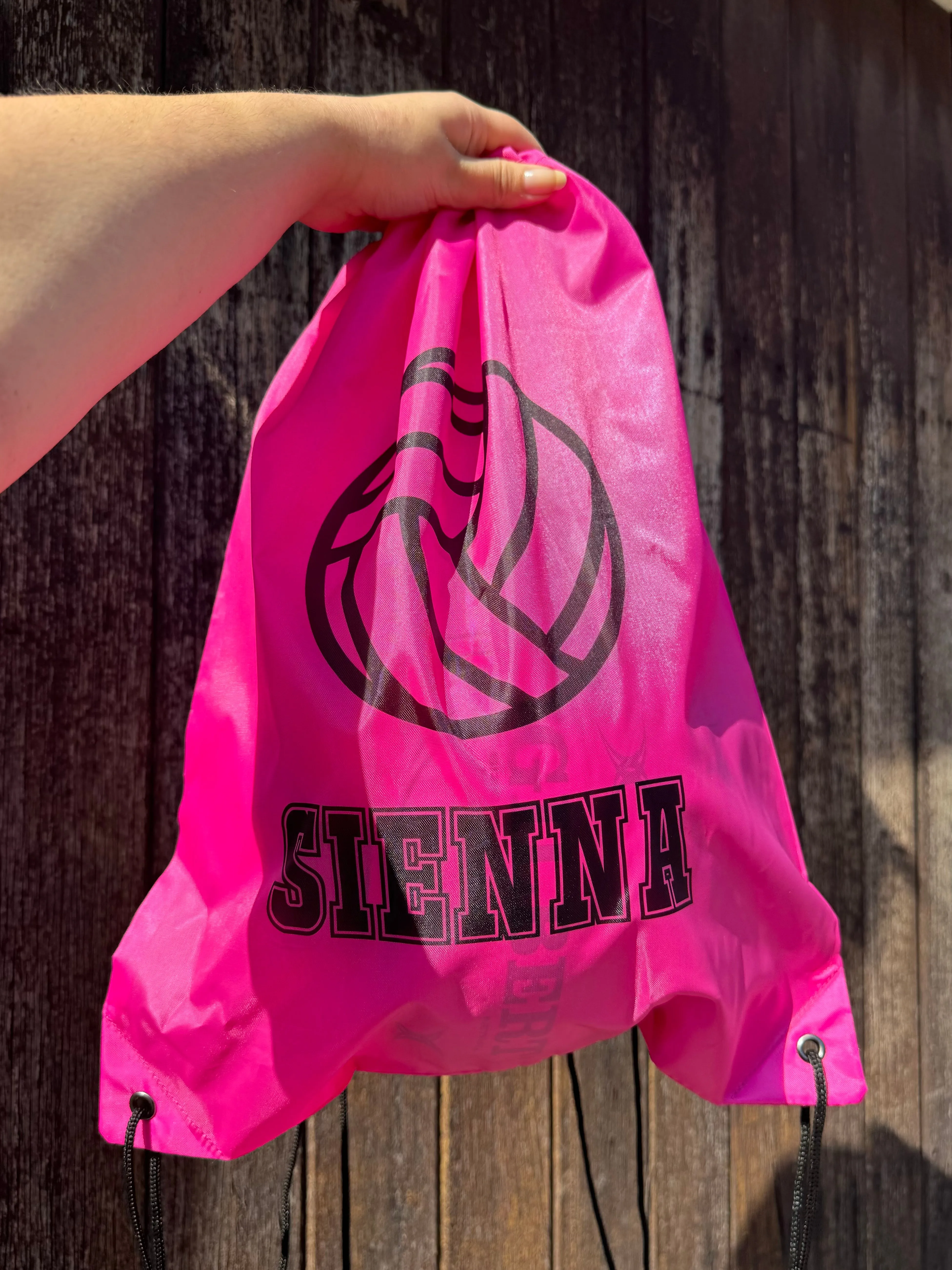 Personalised Netball Drawstring Bag