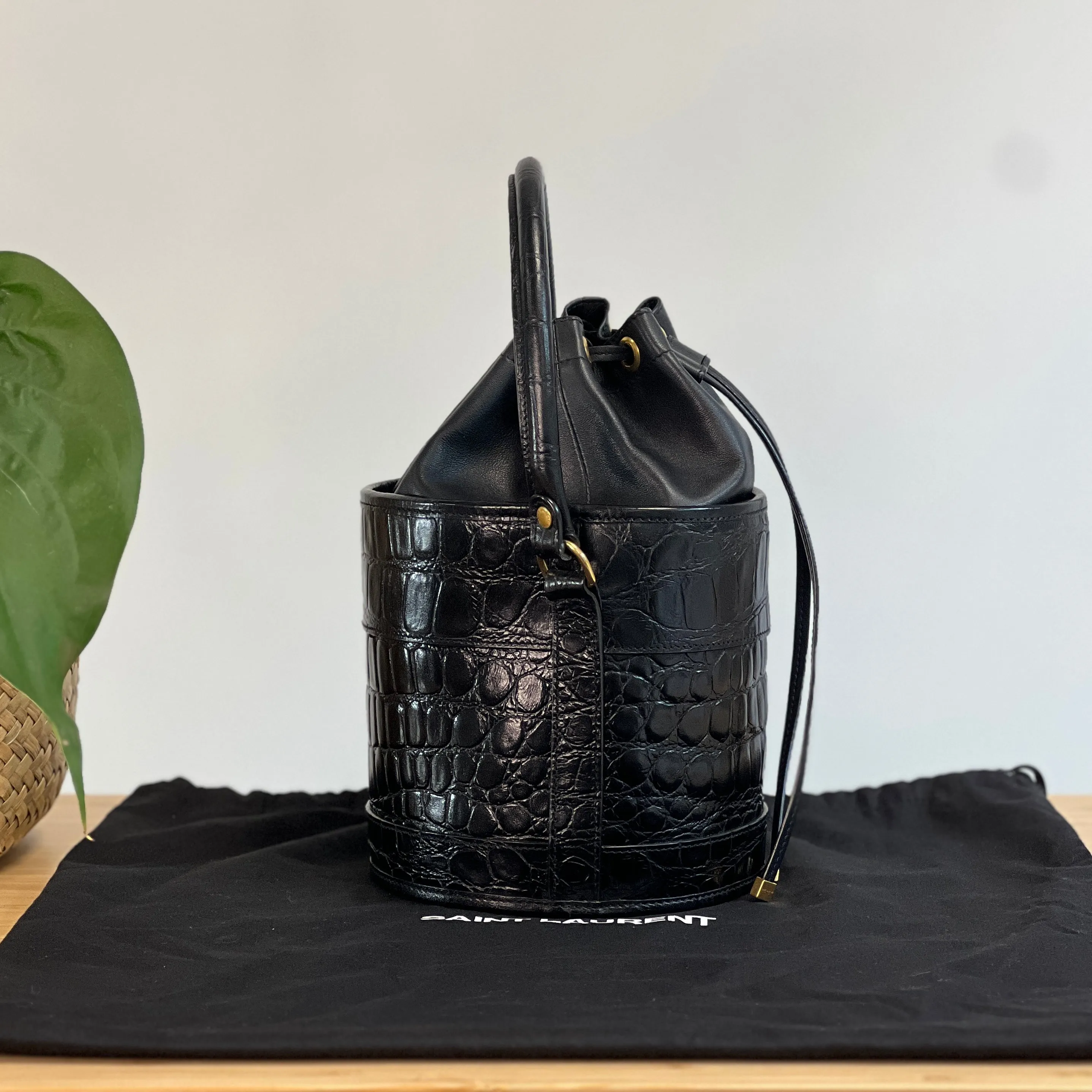 Saint Laurent Bahia Bucket