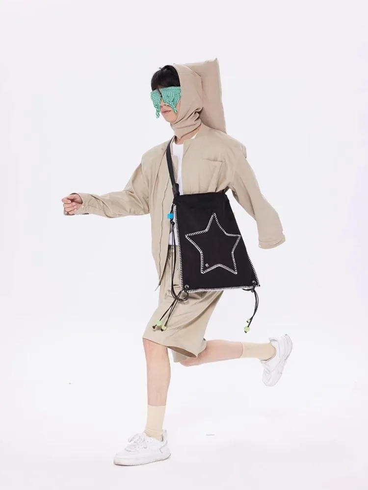 Star Drawstring Shoulder Bag【s0000005218】