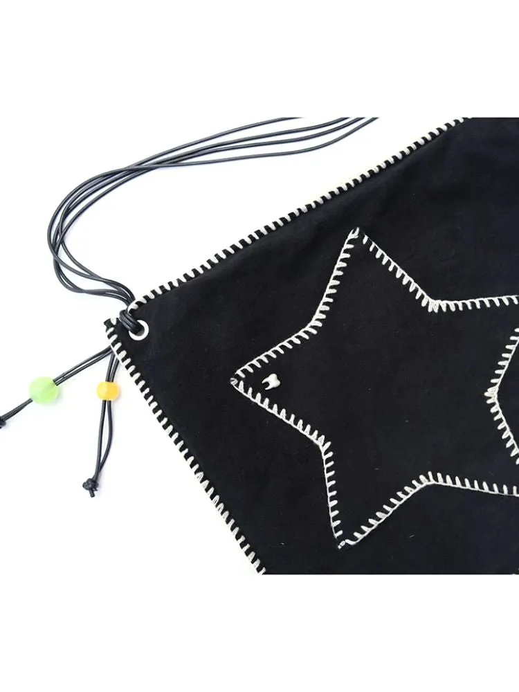 Star Drawstring Shoulder Bag【s0000005218】