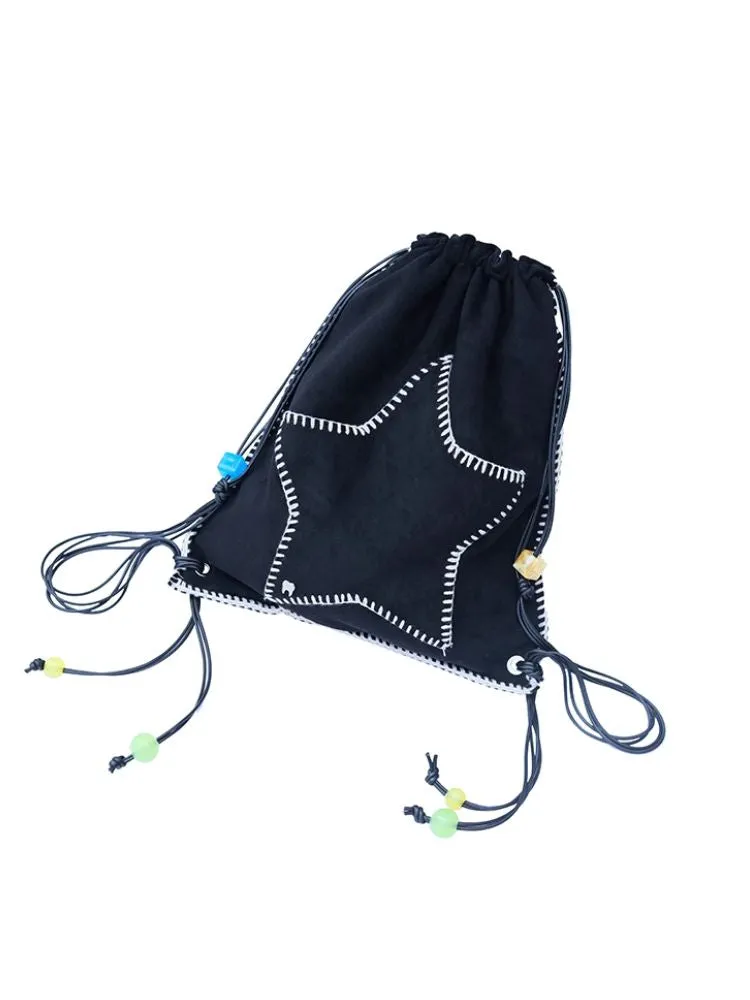 Star Drawstring Shoulder Bag【s0000005218】