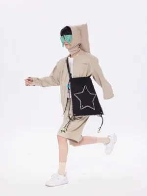 Star Drawstring Shoulder Bag【s0000005218】