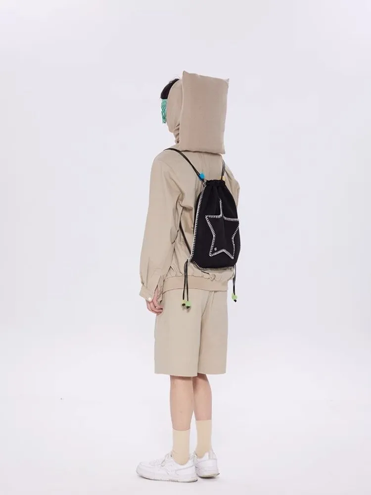 Star Drawstring Shoulder Bag【s0000005218】