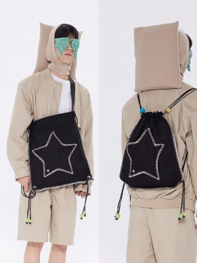 Star Drawstring Shoulder Bag【s0000005218】