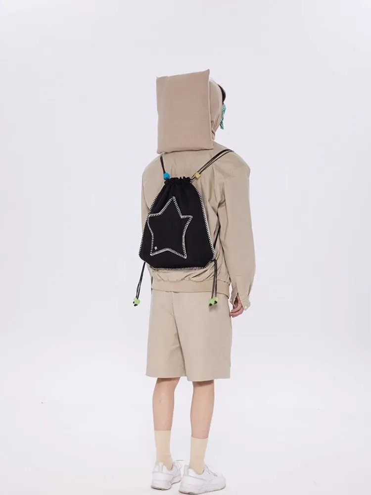 Star Drawstring Shoulder Bag【s0000005218】