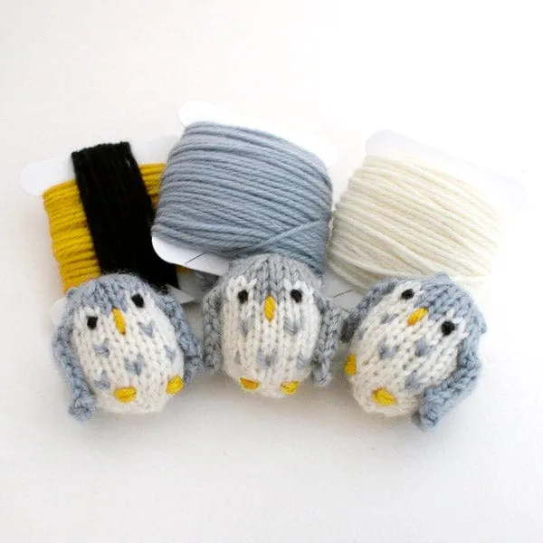 Tiny Owls Knit Kit