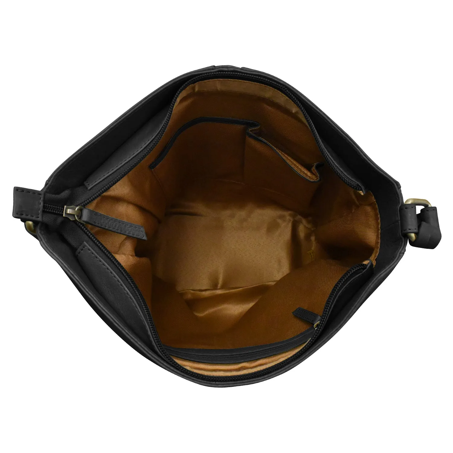 Urbano Braided Crossbody Bucket Bag