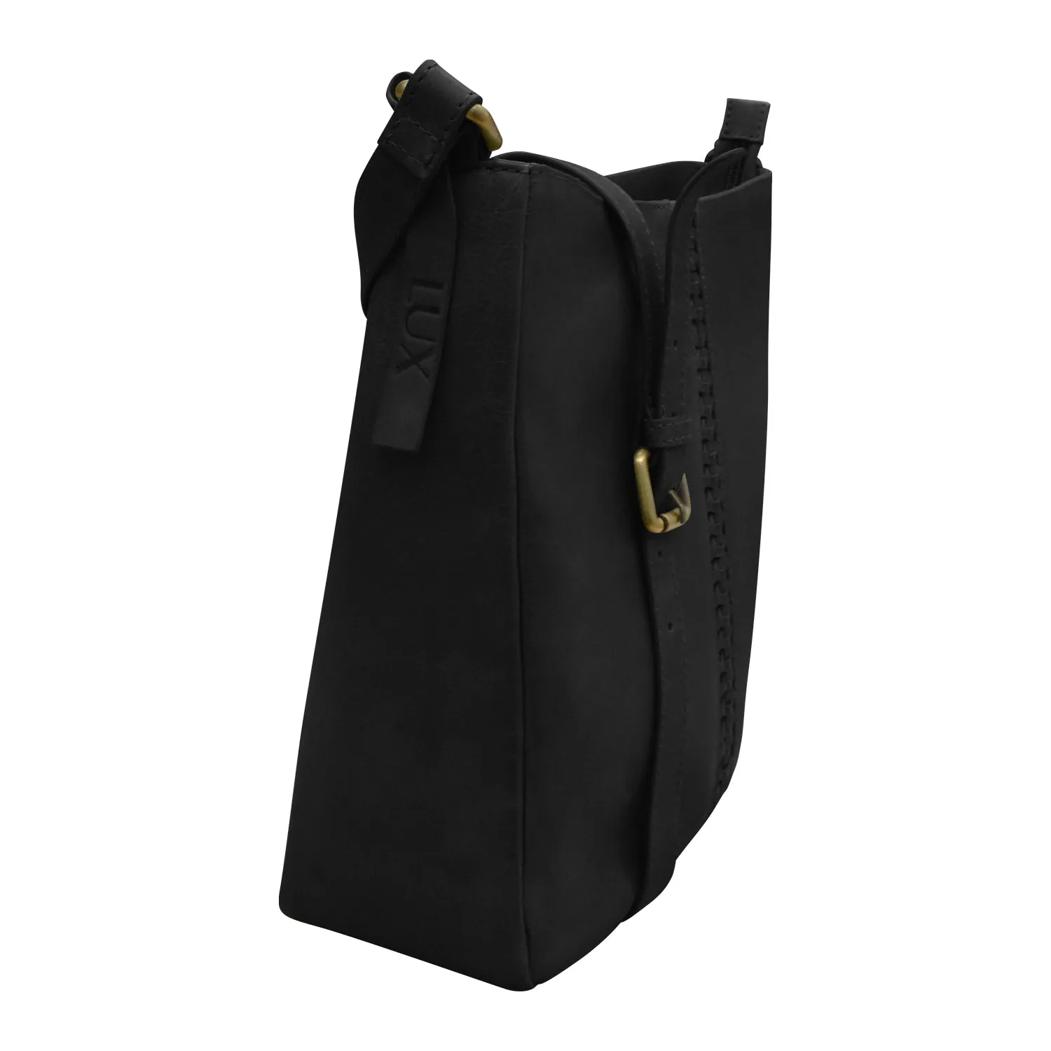 Urbano Braided Crossbody Bucket Bag