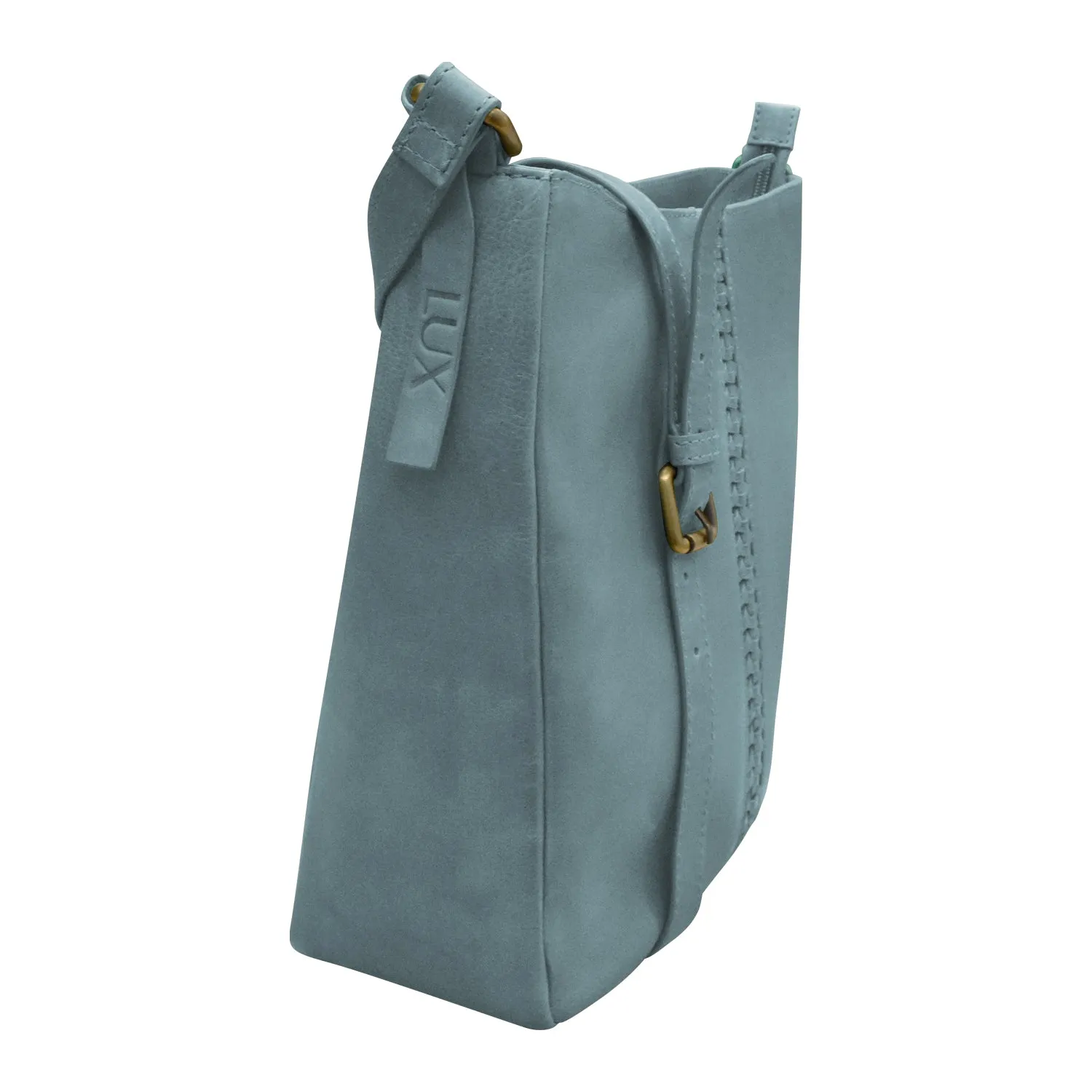 Urbano Braided Crossbody Bucket Bag