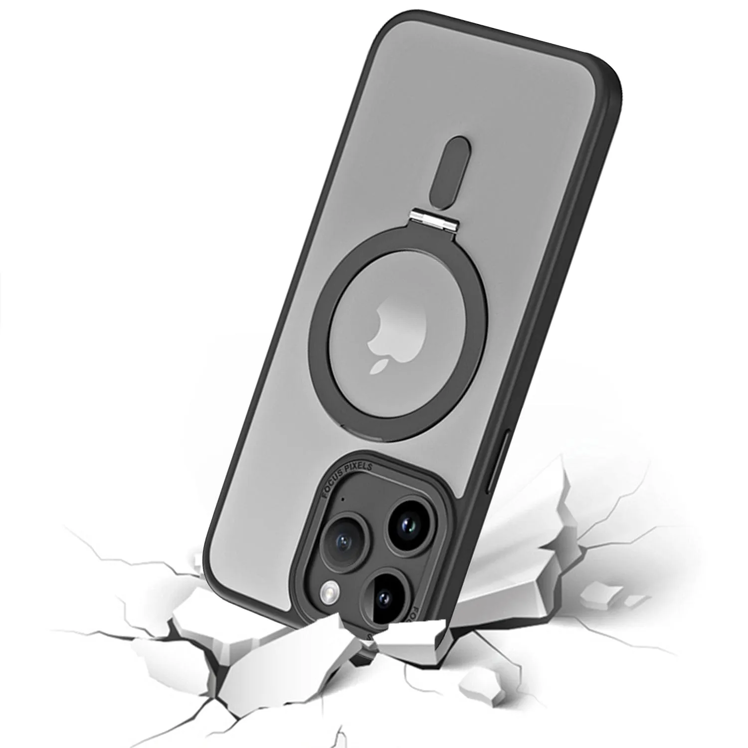 Venture Series Clear Back Kickstand Case - iPhone 15 Pro Max