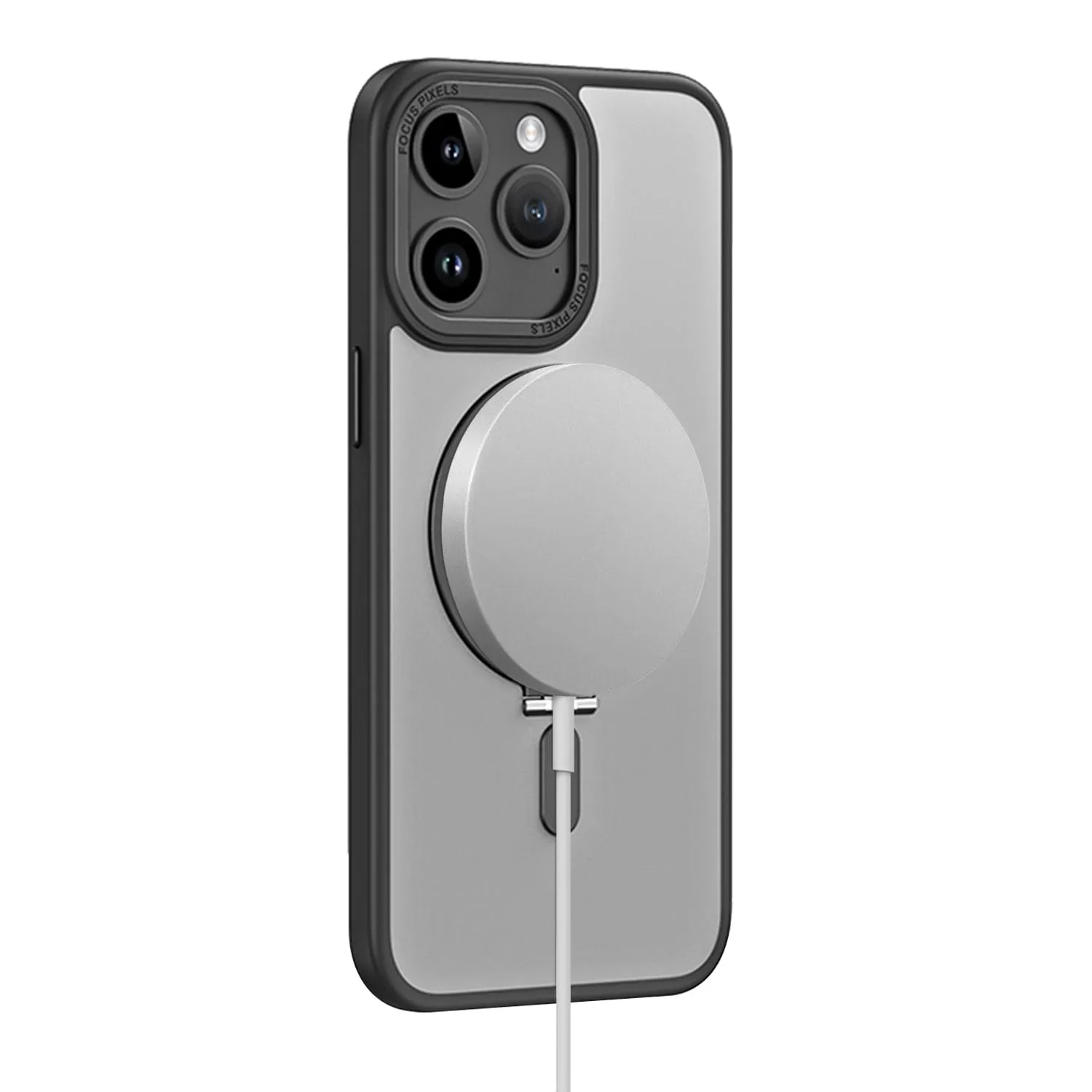 Venture Series Clear Back Kickstand Case - iPhone 15 Pro Max